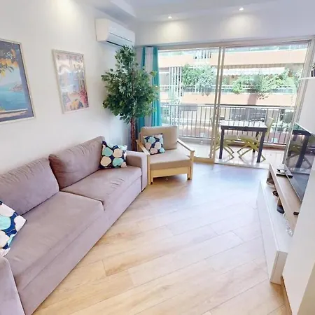 Appartement 118e - Agreable 2p Climatise Avec Terrasse Menton